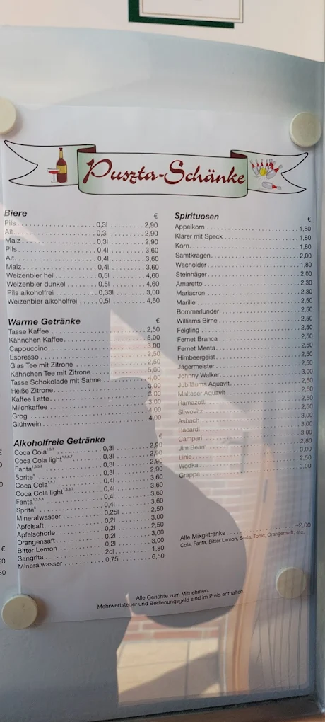 Puszta Schänke - Gelsenkirchen menu 3