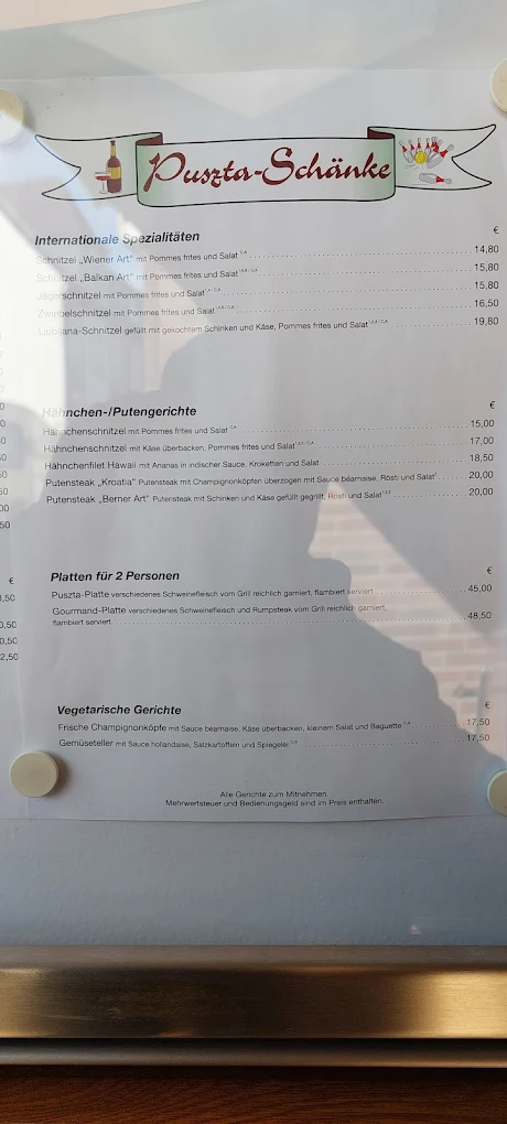 Puszta Schänke - Gelsenkirchen menu 1